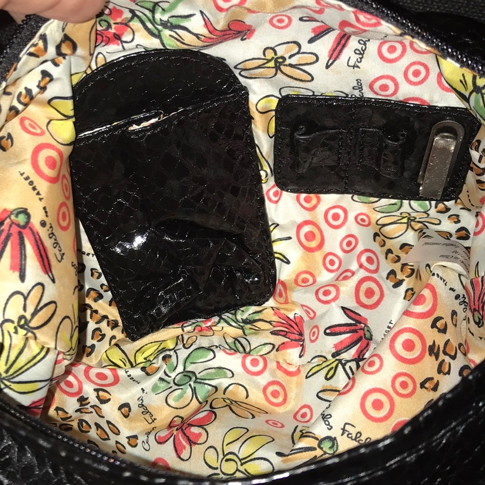 Python Print Carlos Falchi Mini-Bag - image 4